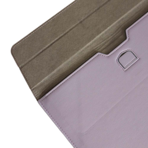 Чехол-папка Leather Sleeve для MacBook Pro 14" M1 (2021) Lavender grey